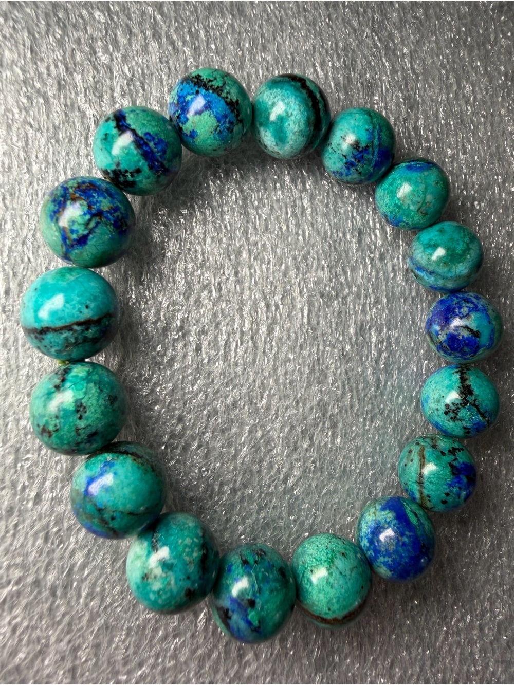 12MM Stunning High Quality Azerite Natural Crystal Bracelet